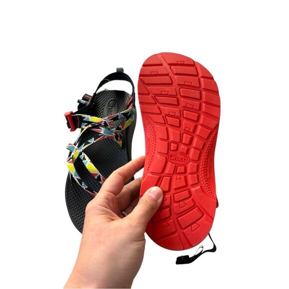 Chaco ZX1 Ecotread Colorful Camper Multicolor Strappy Water Friendly Sandals NWT - Picture 10 of 10